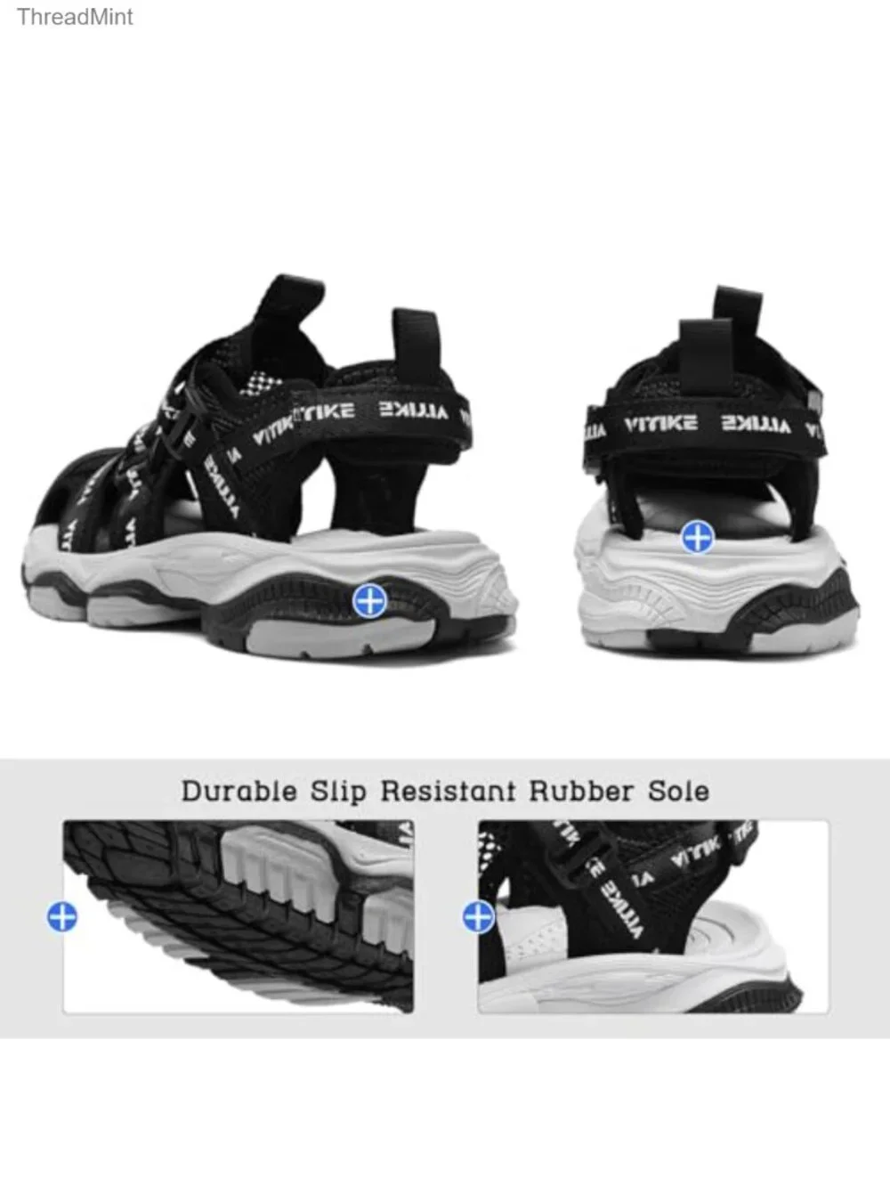 Kids Closed Toe Sport Sandals Quick Dry Water Shoes